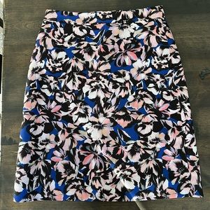 Jcrew Floral 6p A-Line skirt